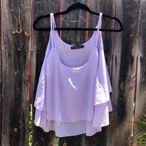 💜PRICE DROP 💜 Flowy Lavender Top